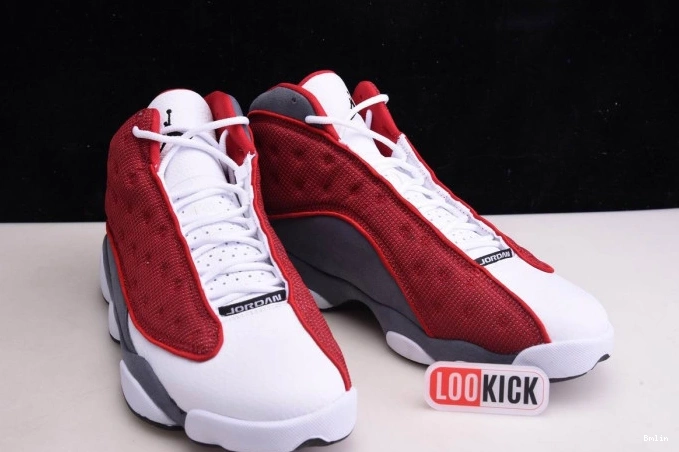 Bmlin Shoes 414571-600 Retro 13 Red Jordan Flint Grey Air Gym 0815